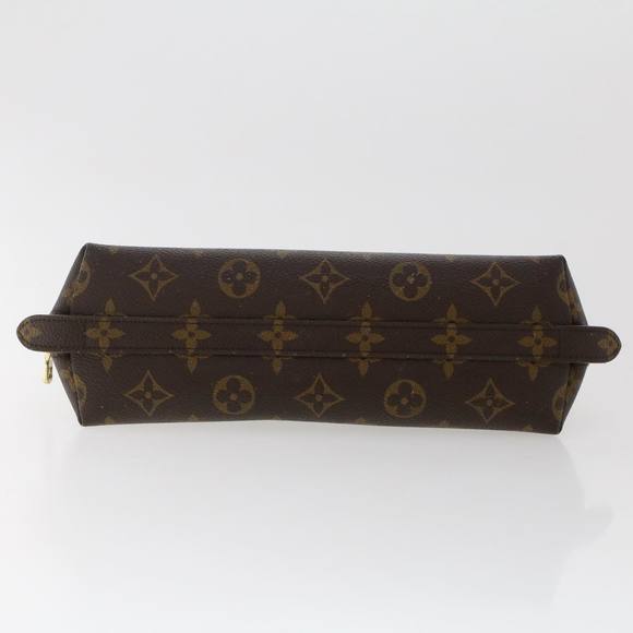 LOUIS VUITTON Monogram Trousse Demi Ronde Cosmetic Pouch M47520 LV Auth 49355 - Picture 6 of 16